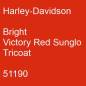 Preview: Harley-Davidson, Bright Victory Red Sunglo Tricoat, 51190.